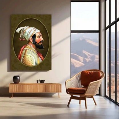 Chhatrapati Shivaji Maharaj Neon LED Metal Frame - TURTLEWINGS