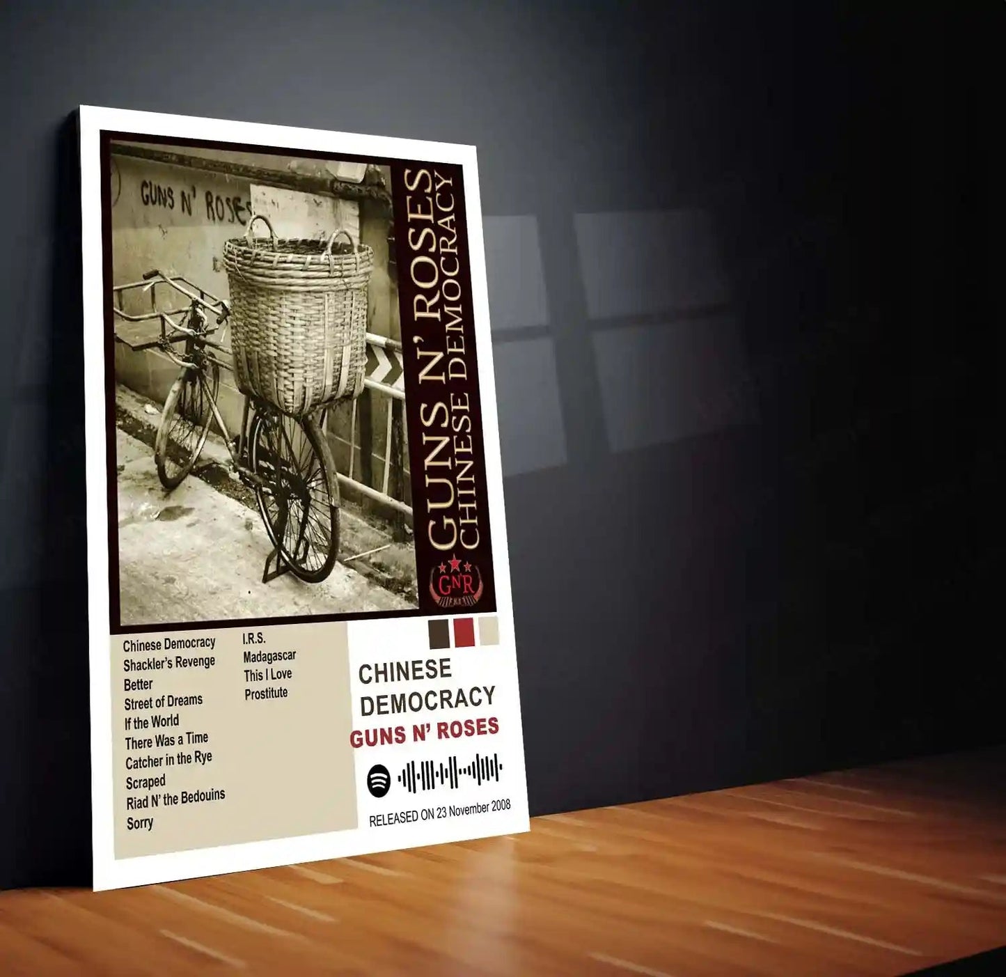 Guns N’ Roses Complete Collection | Set of 10 | Set of 8 | Set of 4 | Album Posters Metal Frames Hard Rock Legends. Raw Energy. Timeless Stage Power. - TURTLEWINGS