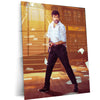 Movies & Series Metal Poster | Megastar Chiranjeevi Metal Poster | Mass Telugu Superstar Wall Art | Premium Actor Portrait Frame 01