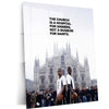 Quote Metal Poster | Church Is a Hospital | Grace, Redemption & Faith-Based Truth Metal Frame