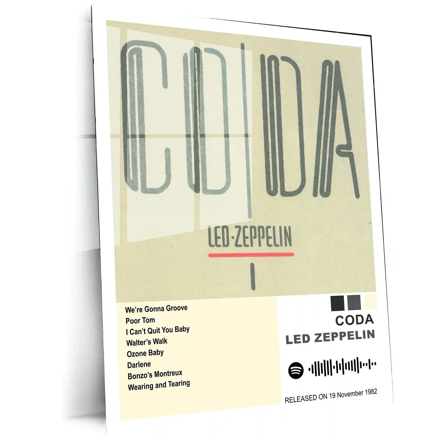 Led Zeppelin Complete Collection | Set of 13 | Set of 8 | Set of 4 | Album Posters Metal Frames Hard Rock Foundations. Blues Power. Timeless Legends. - TURTLEWINGS