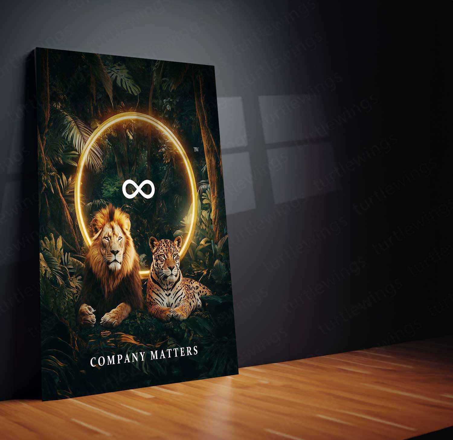 Company Matters Metal Poster | Business Motivation Wall Art | Entrepreneur Decor - TURTLEWINGS