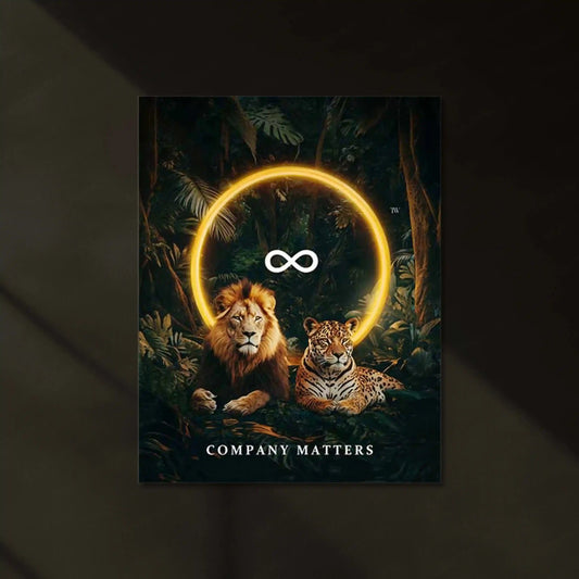 Company Matters Neon LED Metal Poster â Modern Business & Office Wall Art - TURTLEWINGS