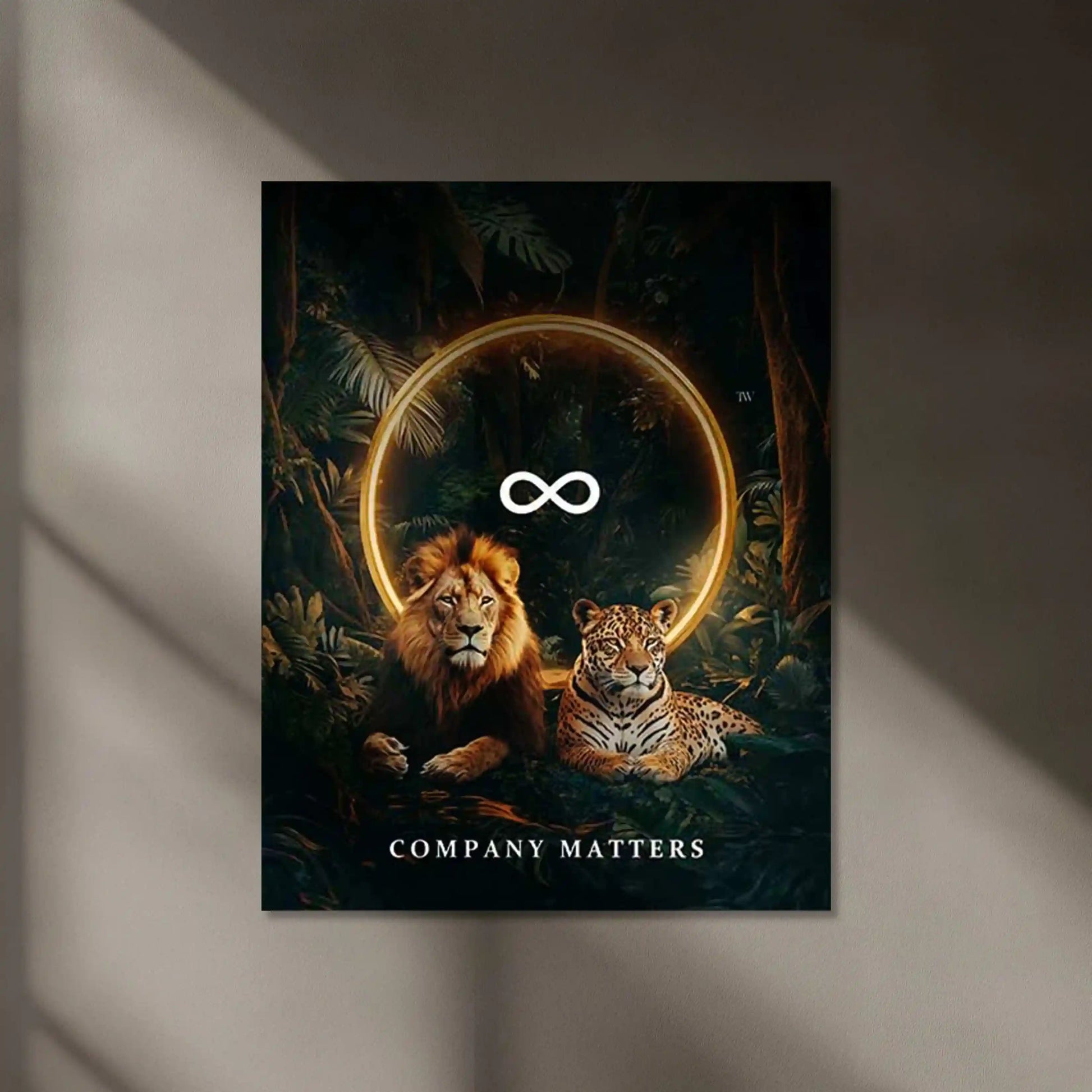 Company Matters Neon LED Metal Poster â Modern Business & Office Wall Art - TURTLEWINGS