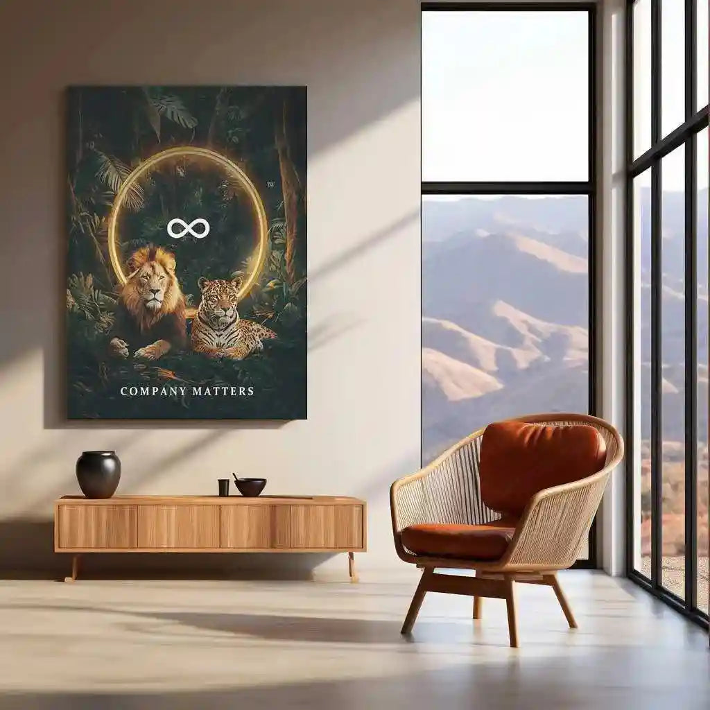 Company Matters Neon LED Metal Poster â Modern Business & Office Wall Art - TURTLEWINGS