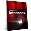 Quote Metal Poster | Consistency Reveals Intentions Metal Frame Discipline Over Words Motivational Wall Art | Commitment & Integrity Quote Metal Poster