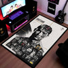 Cristiano Ronaldo CR7 Legend Area Flat Rug | Soccer Superstar Floor Mat | Iconic Football Player Flat Rug for Gaming Room, Bedroom & Fan Cave Decor