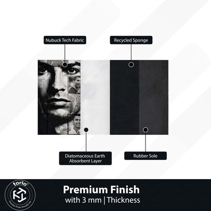 Cristiano Ronaldo CR7 Legend Area Flat Rug | Soccer Superstar Floor Mat | Iconic Football Player Flat Rug for Gaming Room, Bedroom & Fan Cave Decor