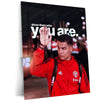 Quote Metal Poster | Cristiano Ronaldo – Show Them Who You Are | Champion Mindset Metal Frame