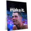 Quote Metal Poster | Cristiano Ronaldo – We’re Going to Make It | Belief, Persistence & Champion Mentality Metal Frame
