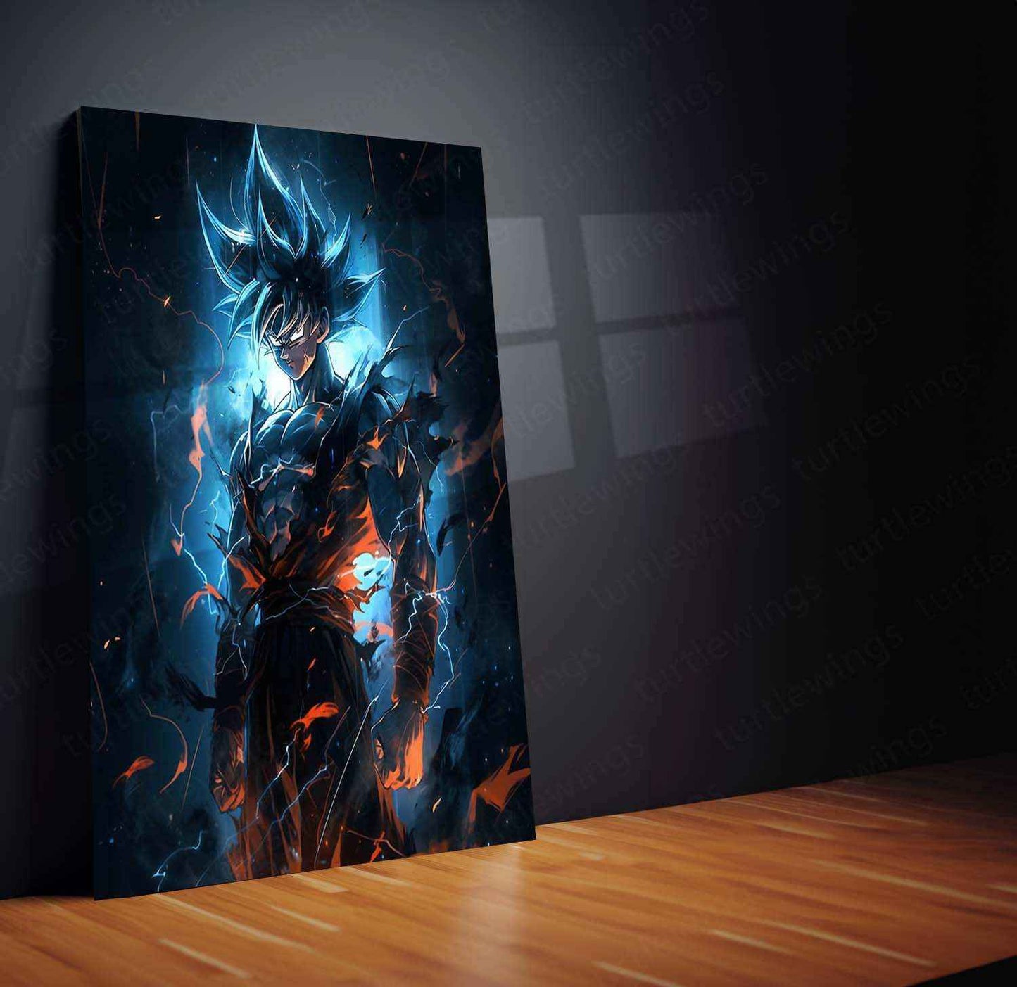 Goku Dragon Ball Art – Dark Sky Style Anime Poster - TURTLEWINGS