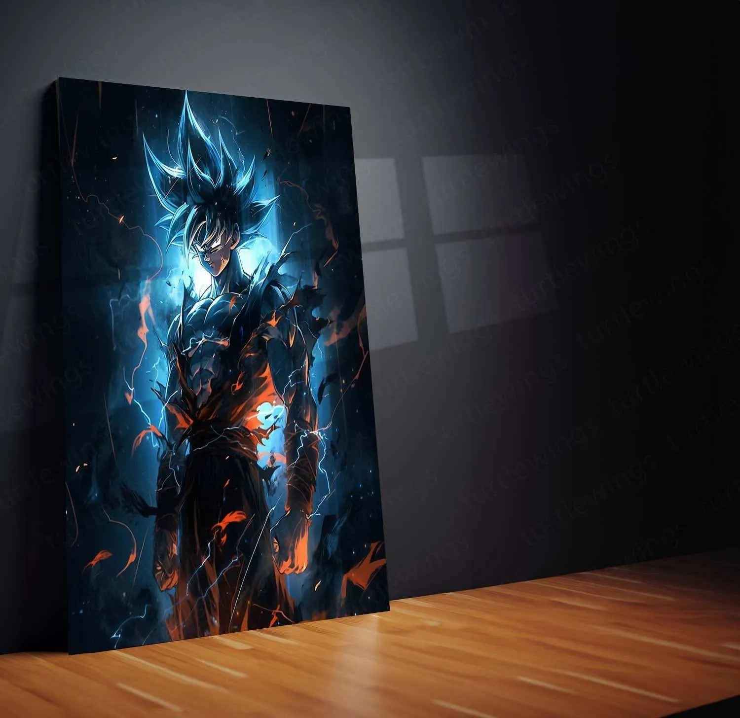 Goku Dragon Ball Art – Dark Sky Style Anime Poster - TURTLEWINGS