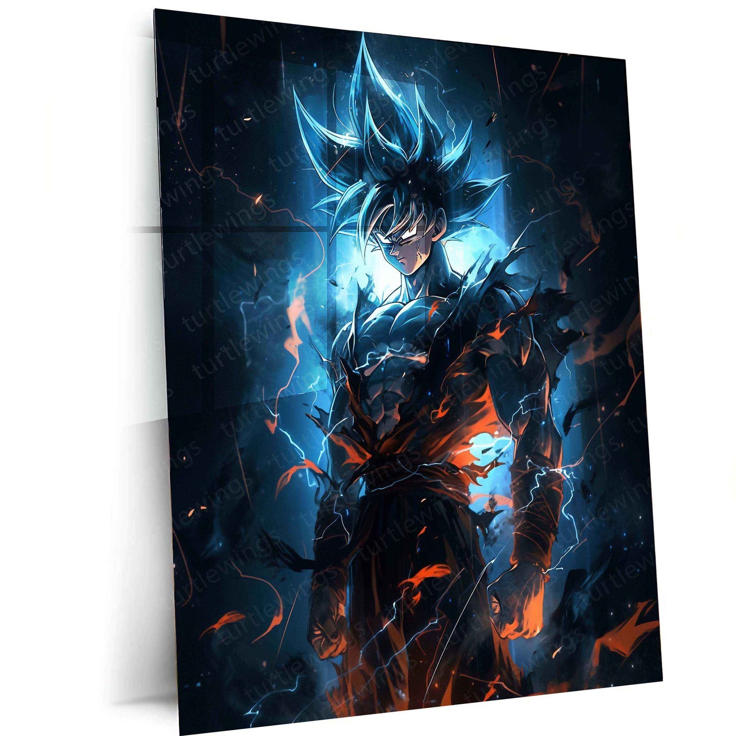 Goku Dragon Ball Art – Dark Sky Style Anime Poster - TURTLEWINGS