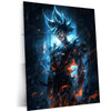 Goku Dragon Ball Art – Dark Sky Style Anime Poster