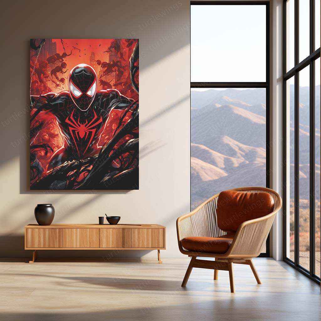 Spider-Man: Into the Spider-Verse Wall Art – Dynamic Marvel Artwork - TURTLEWINGS