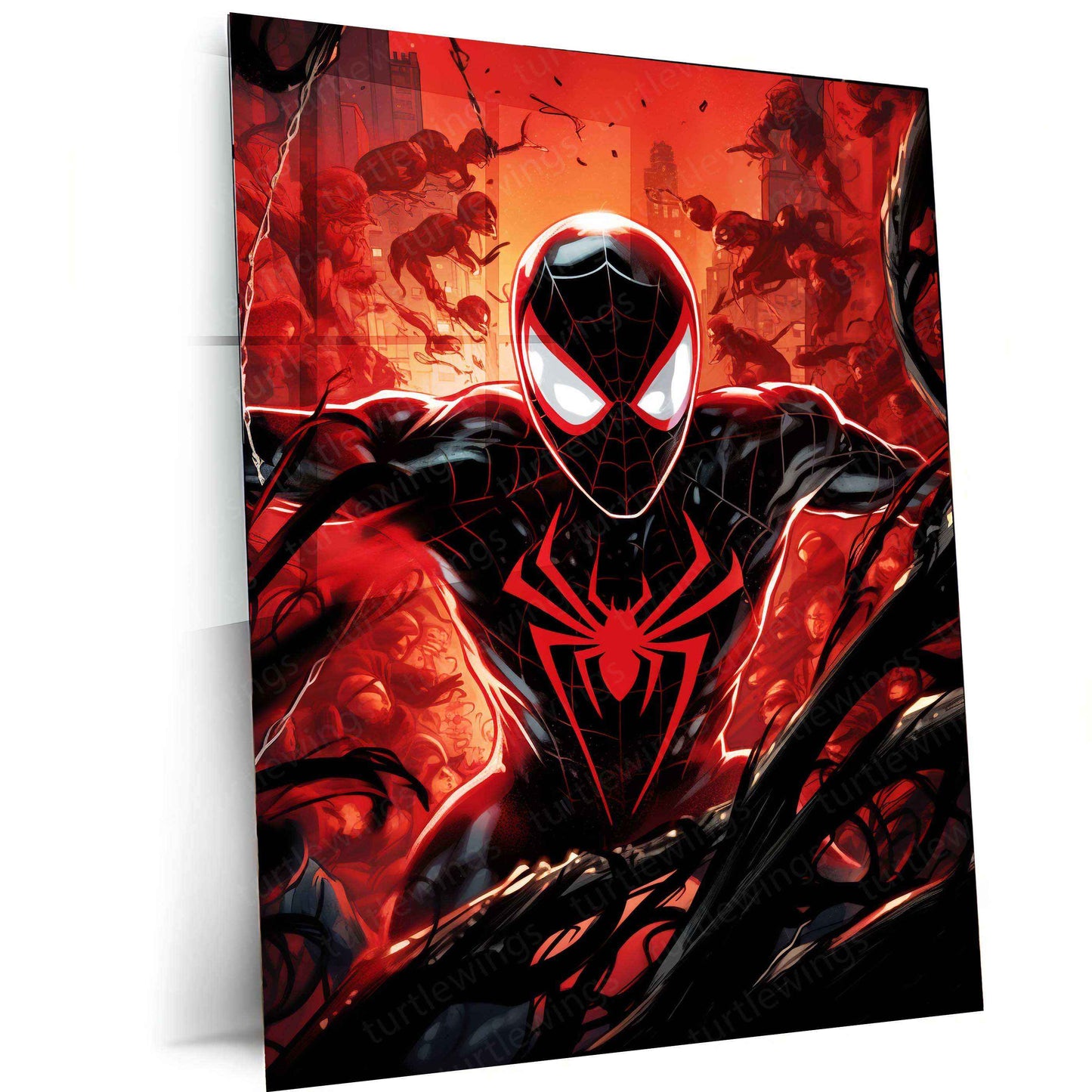 Spider-Man: Into the Spider-Verse Wall Art – Dynamic Marvel Artwork - TURTLEWINGS
