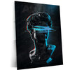 Cyber Renaissance Aesthetic Wall Art  Digital Isolation Futuristic Metal Frame by TurtleWings