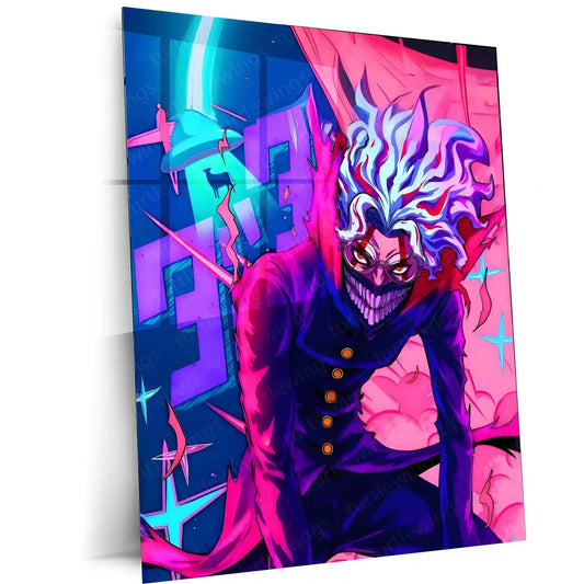 Anime Metal Poster | DanDaDan – Momo Ayase & Okarun Metal Poster | Supernatural Anime Wall Frame - TURTLEWINGS