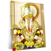 Dagdusheth Bappa Metal Poster – Divine Lord Ganesha Wall Art | Spiritual Hindu Decor - TURTLEWINGS