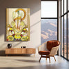 Dagdusheth Bappa Metal Poster – Divine Lord Ganesha Wall Art | Spiritual Hindu Decor - TURTLEWINGS