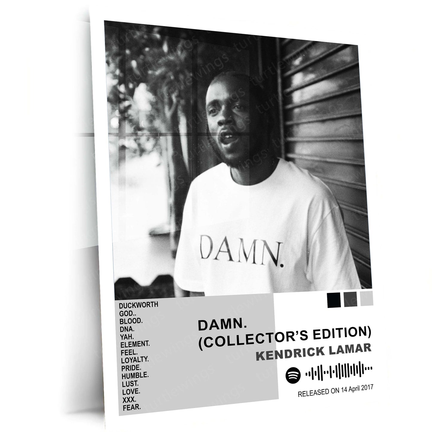 Kendrick Lamar – Complete Album Collection | Set of 11 | Set of 8 | Set of 4 | Premium Metal Poster Set