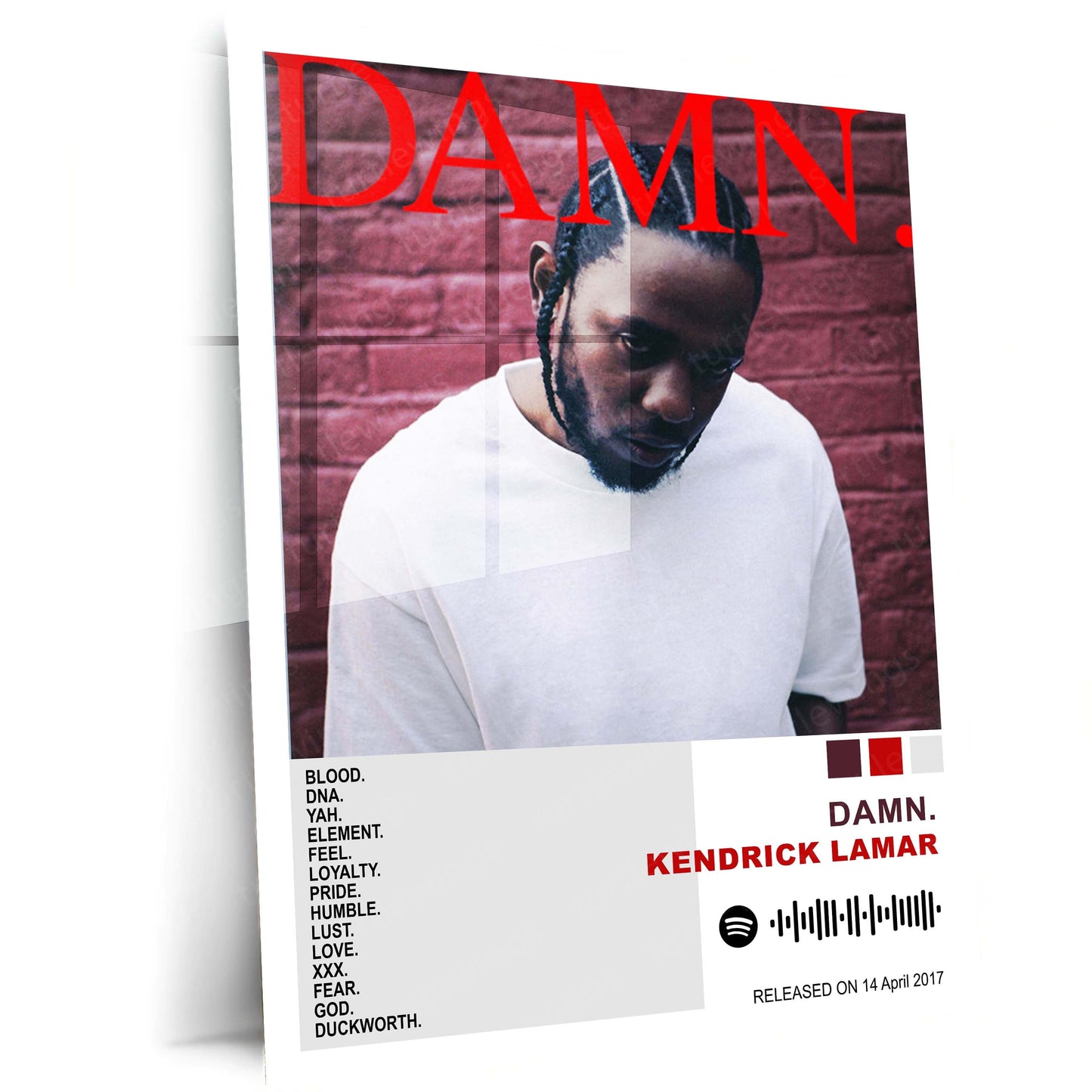 Kendrick Lamar – Complete Album Collection | Set of 11 | Set of 8 | Set of 4 | Premium Metal Poster Set