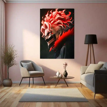 Anime Metal Poster | DanDaDan – Momo Ayase & Okarun Metal Poster | Supernatural Anime Wall Frame 011 - TURTLEWINGS