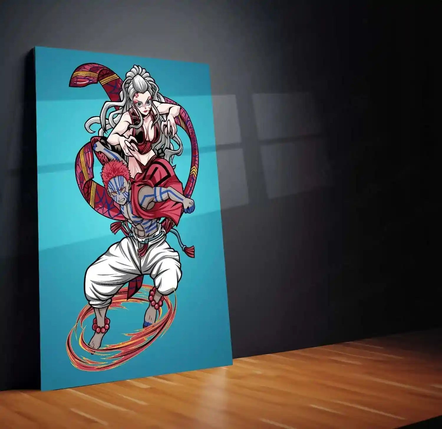 Anime Metal Poster | Demon Slayer Metal Poster | Kimetsu no Yaiba Wall Art | Anime Action Decor - TURTLEWINGS