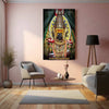 Devi Ambabai Metal Poster – Divine Goddess Mahalakshmi Wall Art | Spiritual Hindu Decor 2 - TURTLEWINGS