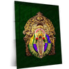 Devi Mahalakshmi Metal Poster – Divine Goddess of Wealth & Prosperity | Hindu Spiritual Wall Art - TURTLEWINGS