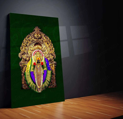 Devi Mahalakshmi Metal Poster – Divine Goddess of Wealth & Prosperity | Hindu Spiritual Wall Art - TURTLEWINGS
