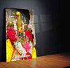 Devi Tulja Bhavani Metal Poster – Divine Warrior Goddess Wall Art | Hindu Spiritual Decor - TURTLEWINGS