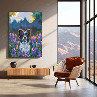 Dog in the Farm Metal Poster – Rustic Countryside Animal Wall Art | Farmhouse Decor - TURTLEWINGS
