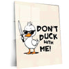 Duck Silly Metal Poster – Playful & Goofy Animal Wall Art | Fun Farmhouse & Quirky Decor - TURTLEWINGS
