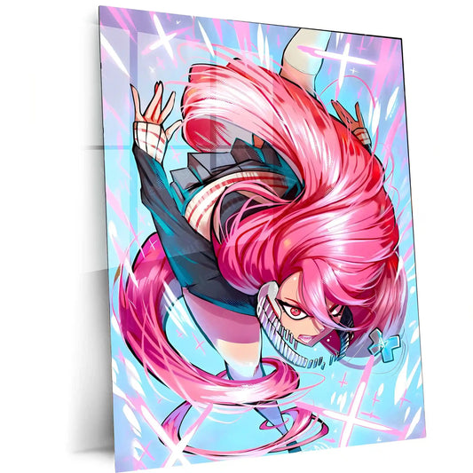 Anime Metal Poster | DanDaDan – Momo Ayase & Okarun Metal Poster | Supernatural Anime Wall Frame 06 - TURTLEWINGS
