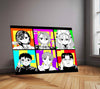 Anime Metal Poster | Dandadan Six Characters Metal Poster | Pop Anime Wall Art