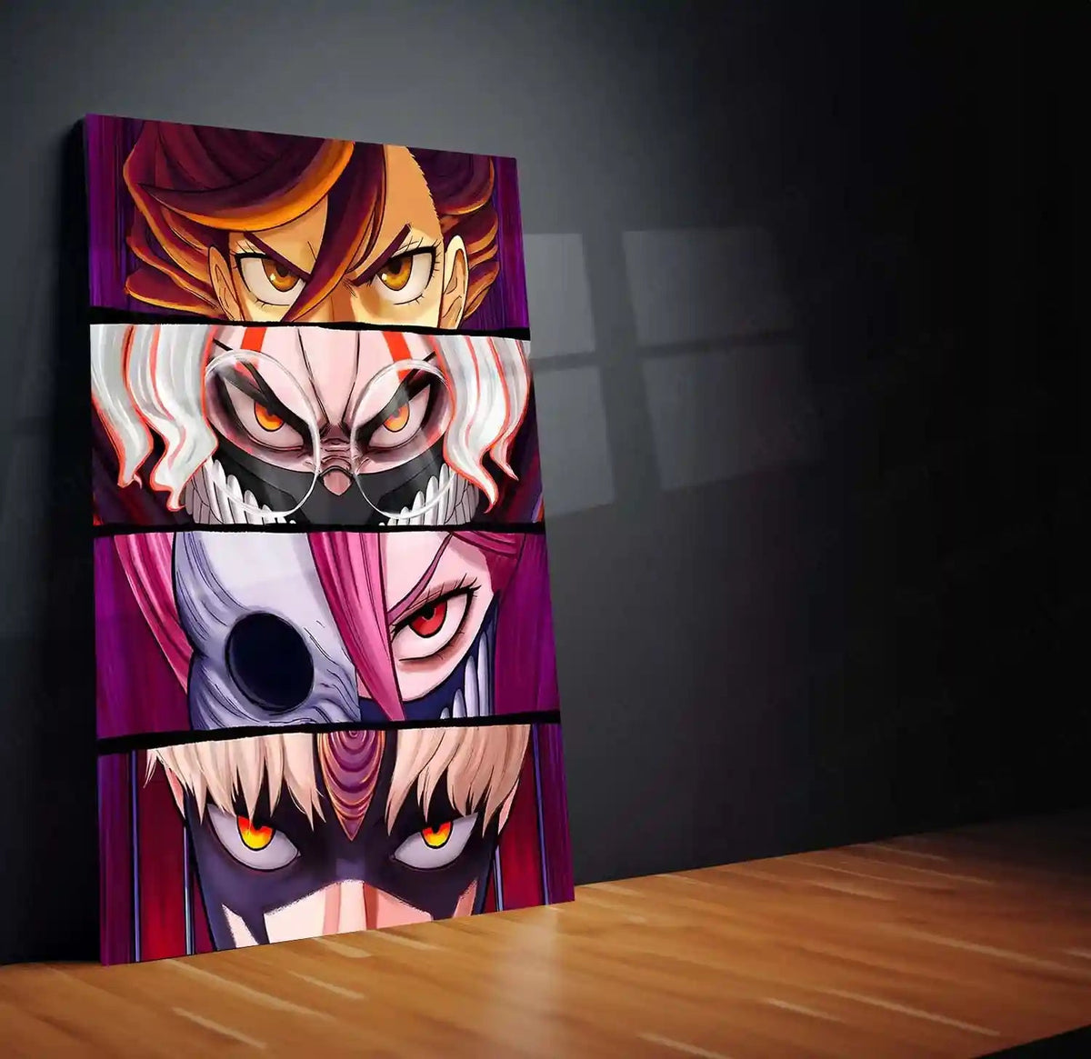 Anime Metal Poster | Dandadan – Eyes of the Supernatural Metal Poster | Paranormal Anime Wall Frame - TURTLEWINGS