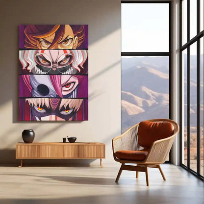 Anime Metal Poster | Dandadan – Eyes of the Supernatural Metal Poster | Paranormal Anime Wall Frame - TURTLEWINGS