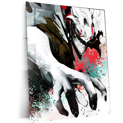 Anime Metal Poster | DanDaDan – Momo Ayase & Okarun Metal Poster | Supernatural Anime Wall Frame 010 - TURTLEWINGS