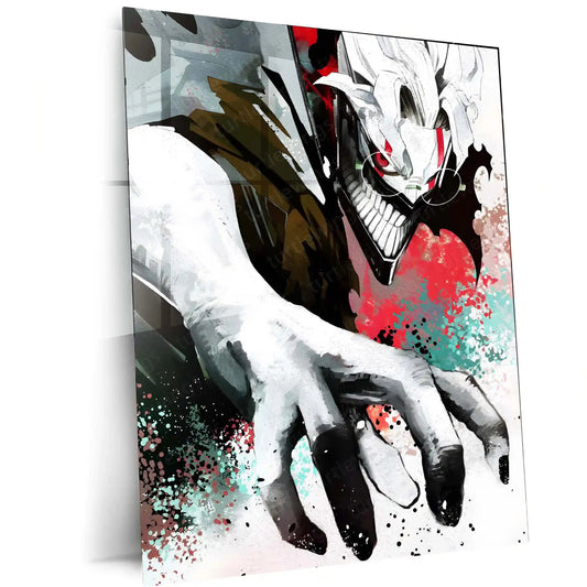 Anime Metal Poster | DanDaDan – Momo Ayase & Okarun Metal Poster | Supernatural Anime Wall Frame 010 - TURTLEWINGS
