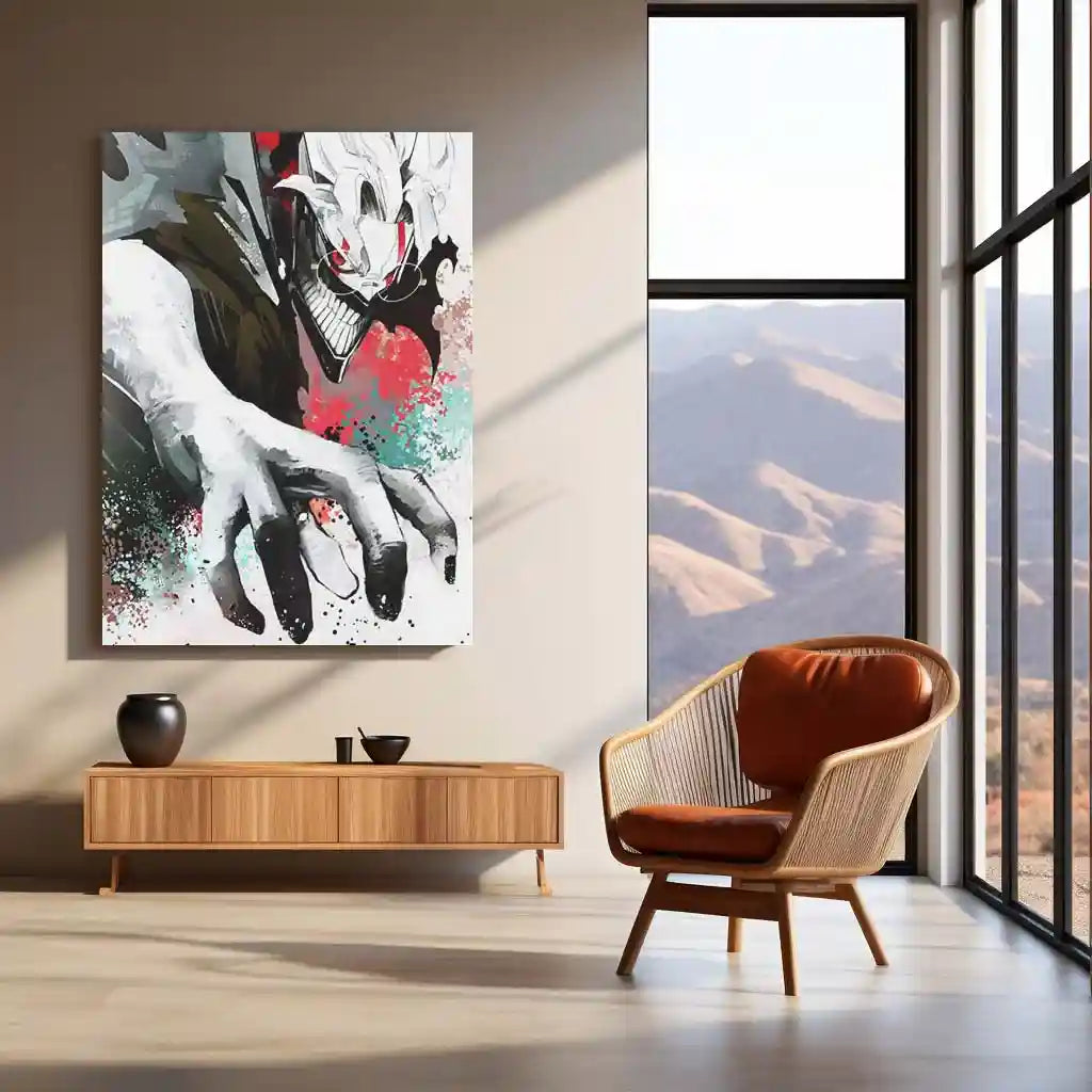Anime Metal Poster | DanDaDan – Momo Ayase & Okarun Metal Poster | Supernatural Anime Wall Frame 010 - TURTLEWINGS