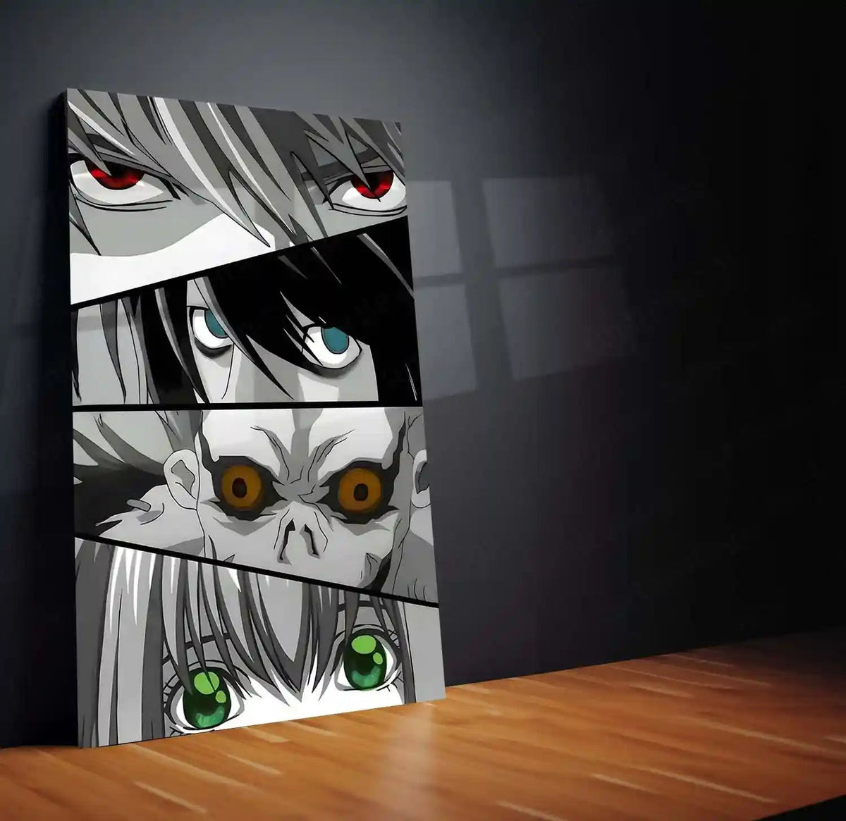 Anime Metal Poster | Death Note – Ryuk the Shinigami Metal Poster | Dark Anime Wall Frame - TURTLEWINGS