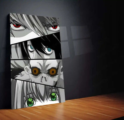 Anime Metal Poster | Death Note – Ryuk the Shinigami Metal Poster | Dark Anime Wall Frame - TURTLEWINGS