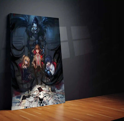 Anime Metal Poster | Death Note – Ryuk the Shinigami Metal Poster | Dark Anime Wall Frame 01 - TURTLEWINGS