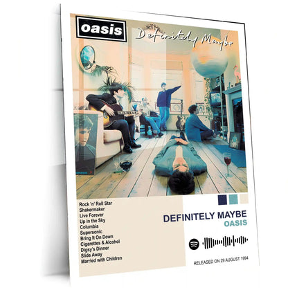 Oasis Complete Collection | Set of 11 | Set of 8 | Set of 4 | Album Posters Metal Frames Britpop Anthems. 90s Attitude. Timeless Manchester Energy. - TURTLEWINGS