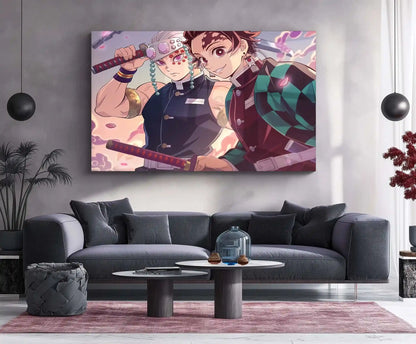 Anime Metal Poster | Demon Slayer: Kimetsu no Yaiba Metal Poster – The Way of the Blade - TURTLEWINGS
