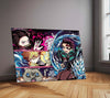 Anime Metal Poster | Demon Slayer Team Metal Poster | Ultimate Anime Warriors Wall Art  Epic Demon Slayer Squad Metal Frame by TurtleWings