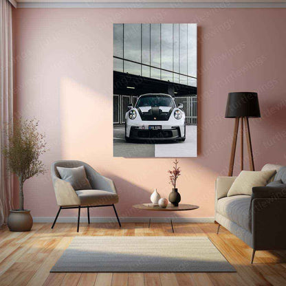 Porsche 911 GT3 RS Metal Poster | Supercar Wall Art | High-Performance Sports Car Decor - TURTLEWINGS