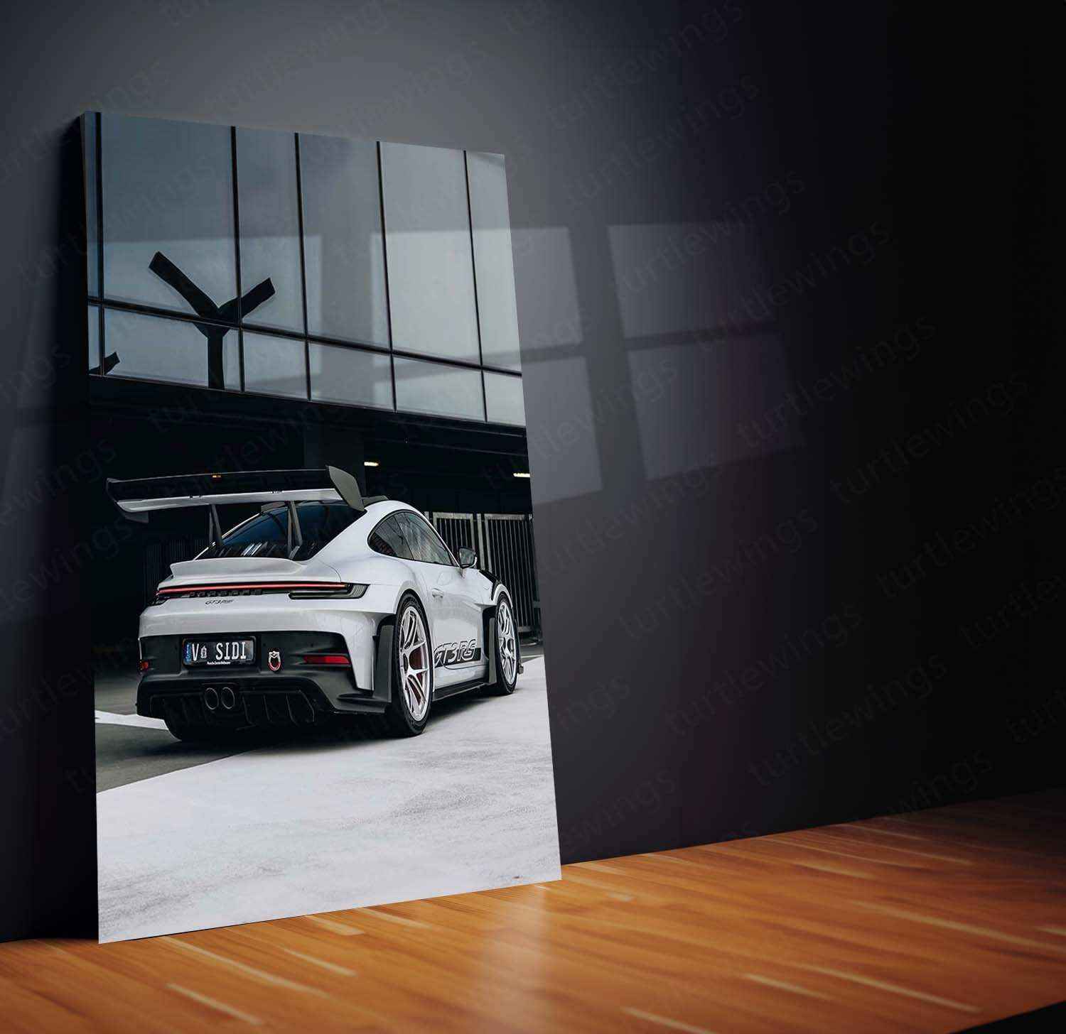 Porsche 911 GT3 RS Metal Poster | Supercar Wall Art | High-Performance Sports Car Decor (Copy) (Copy) - TURTLEWINGS