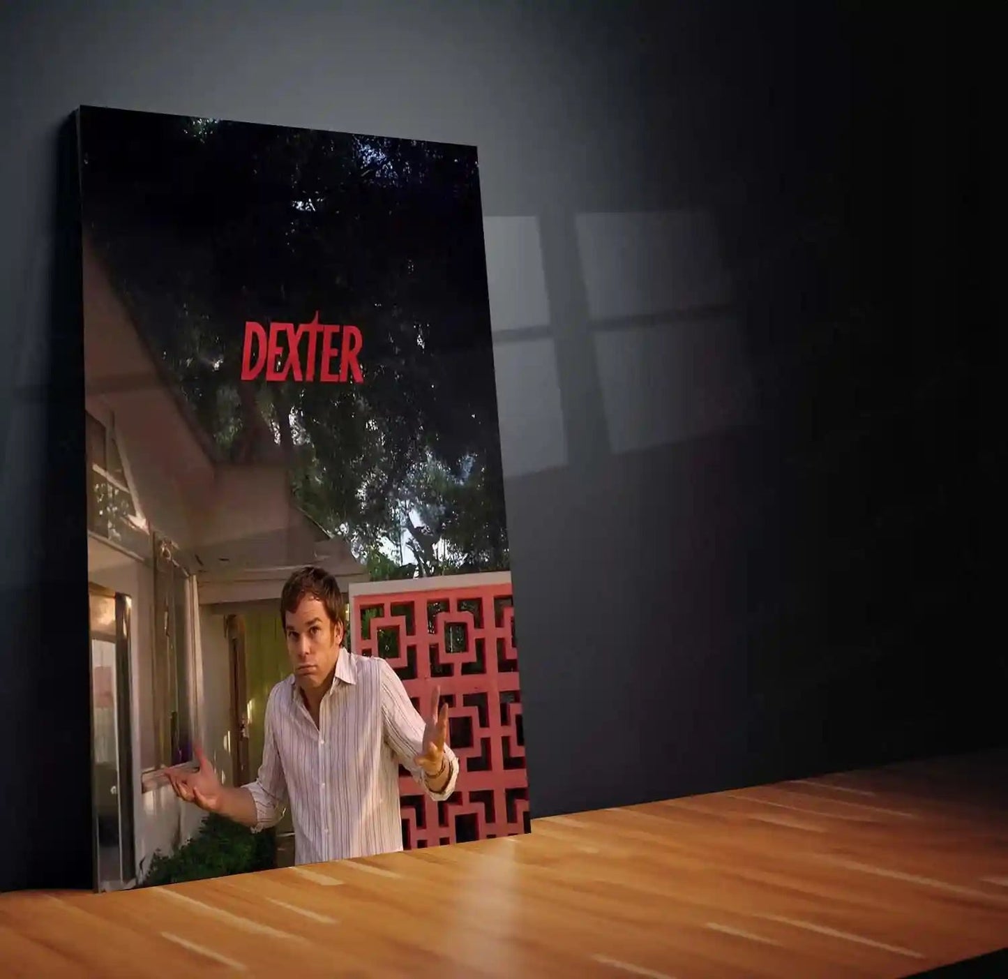 Movies & Series Metal Poster | Dexter Morgan Metal Poster | Dexter TV Series Wall Art | Dark Crime Thriller Frame | Minimal Cinematic Poster Decor - TURTLEWINGS